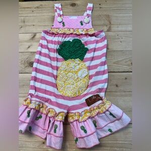 Millie Jay pineapple romper 12 mos‎